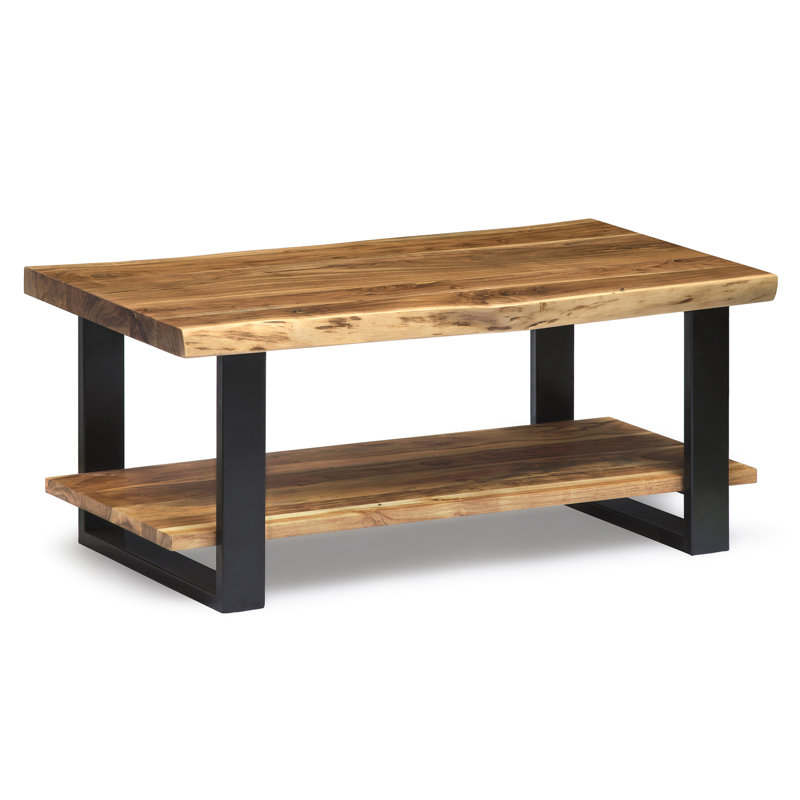 Sled Coffee Table with Storage, 45.72cm H x 106.68cm W x 60.96cm D