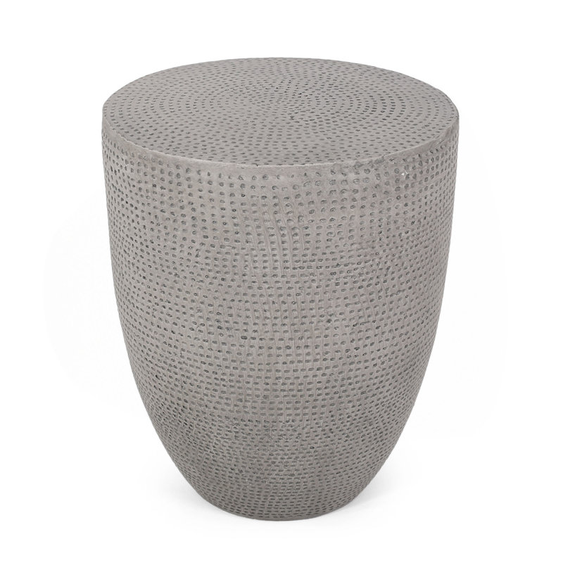 Outdoor Lightweight Concrete Side Table