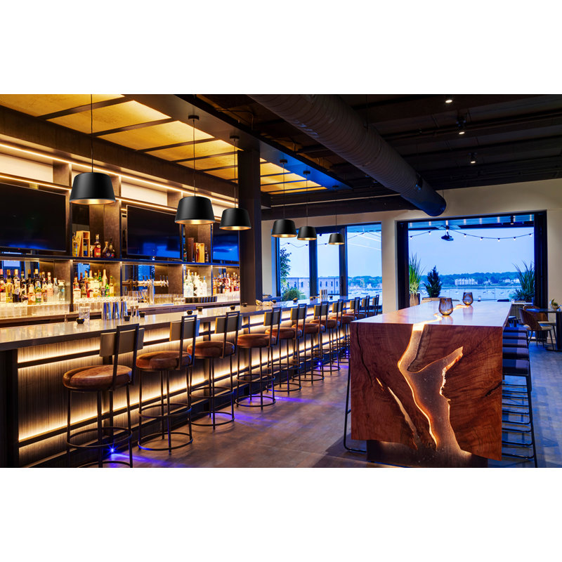 Pillbox 1 - Light Single Empire Pendant, Black/Gold, Yes