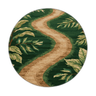Tapis d'intérieur et d'extérieur vert Nature