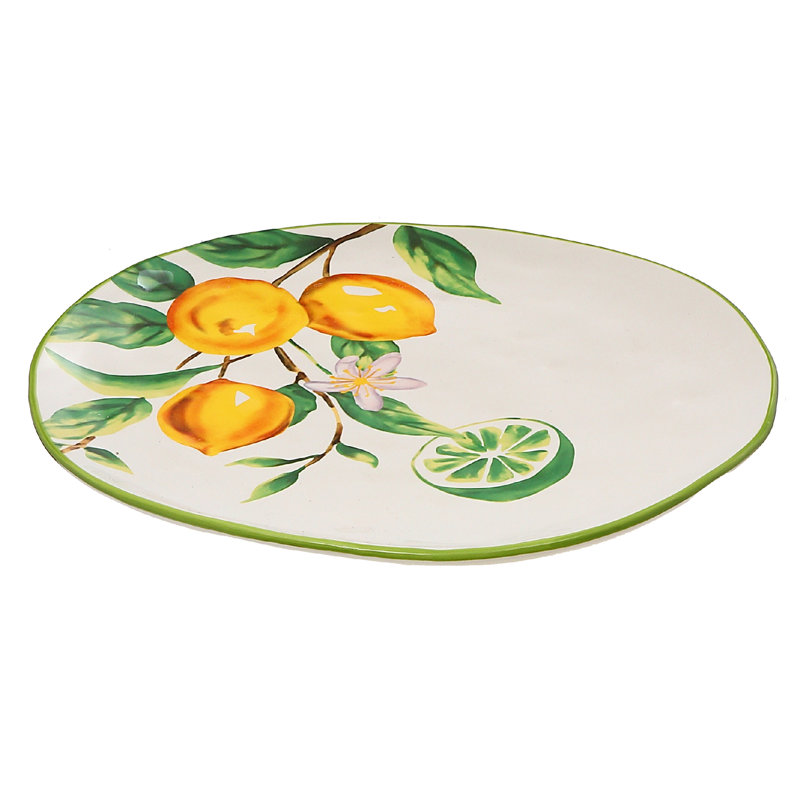 Ensemble de 2 assiettes décoratives en céramique «NH Casa Decor»