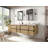 Sonoma Floating Teak 84'' Double Bathroom Vanity with Quartz Top