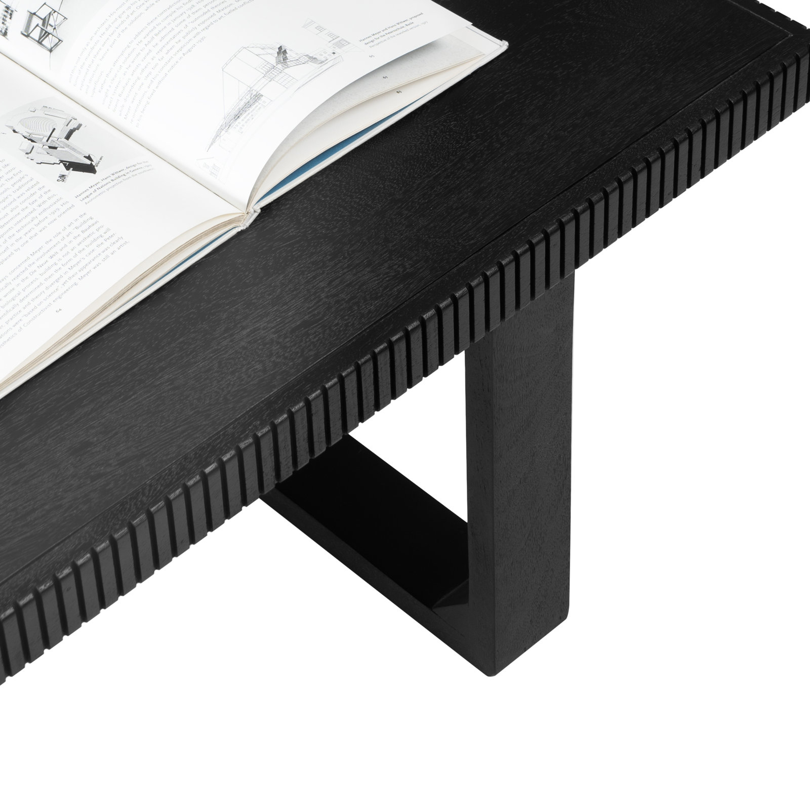 Urbana 48" Mango Coffee Table, Black