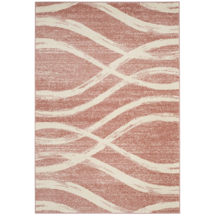 Wrought Studio Shelva Rose/Cream Area Rug & Reviews