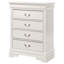 Commode 4 tiroirs, blanc-97137376