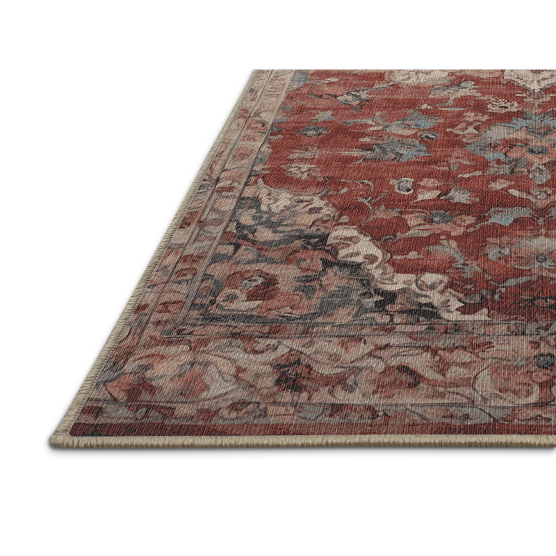 Tapis gris lavable à la machine, Rectangle 8 pi x 12 pi