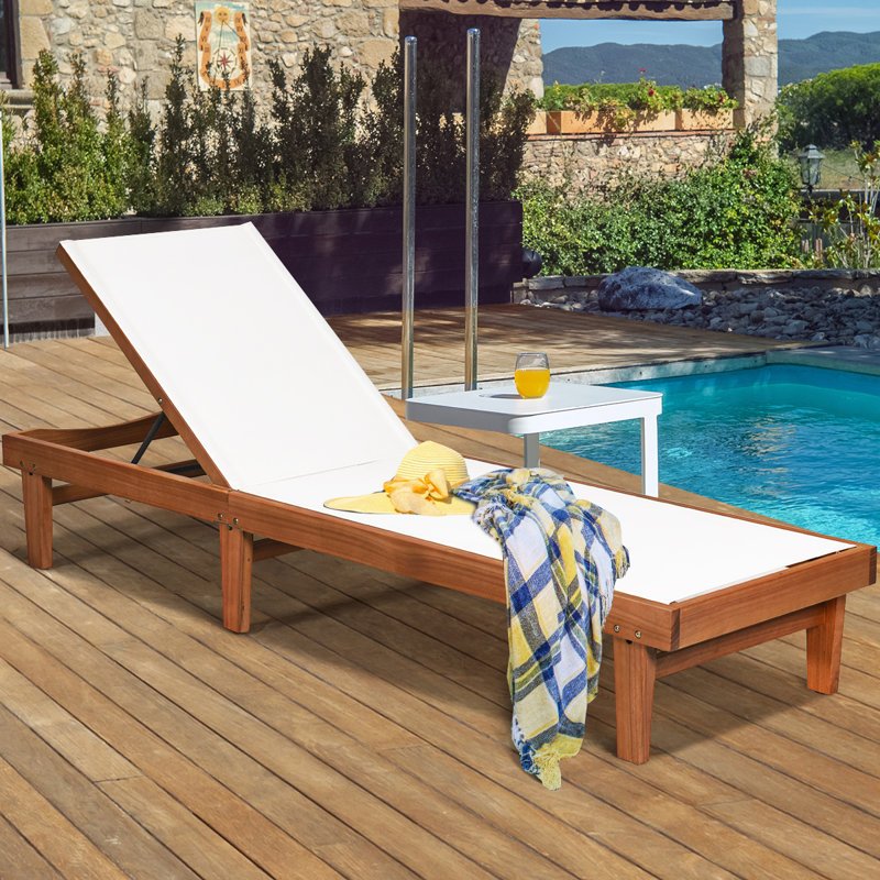 Fowling 61cm Long Reclining Eucalyptus Single Chaise