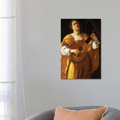 Saint Cecilia, 1620 by Artemisia Gentileschi - Wrapped Canvas Painting