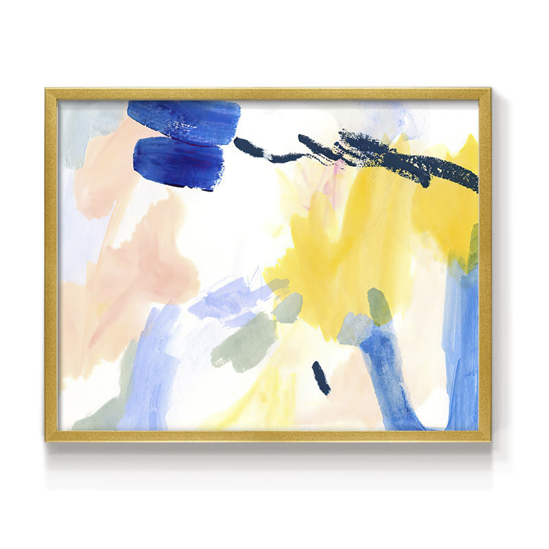 «Candy Swipe II», reproduction encadrée, H 11 po x l 14 po, Or