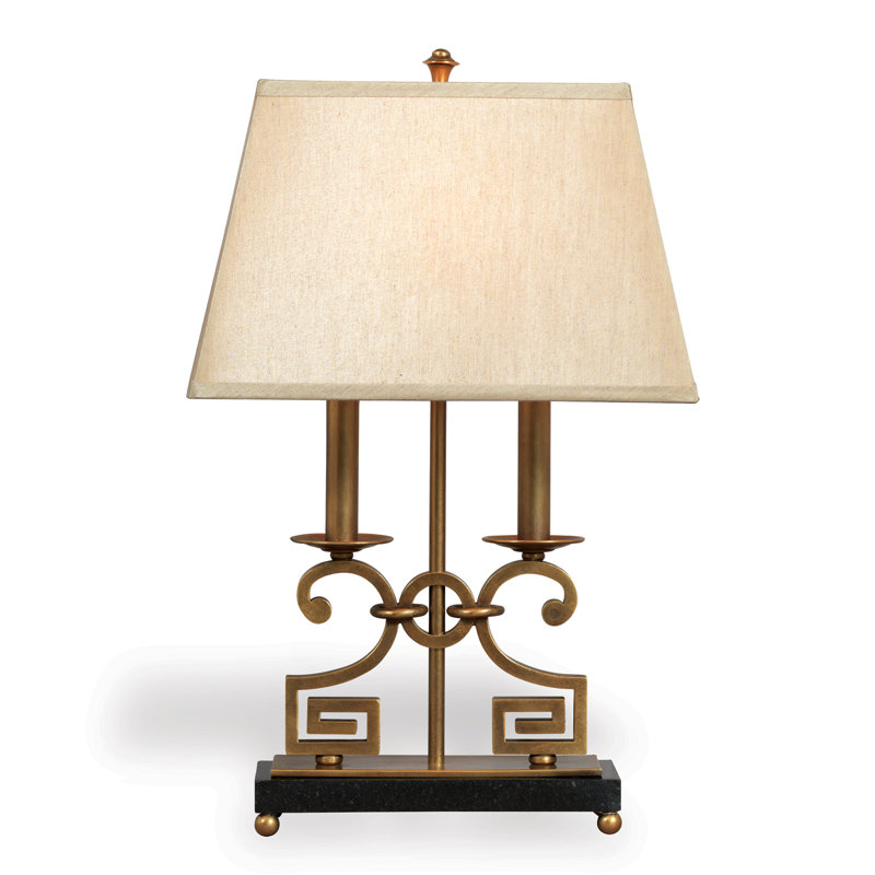 Lampe de chevet noire / brune 24 po Whitney