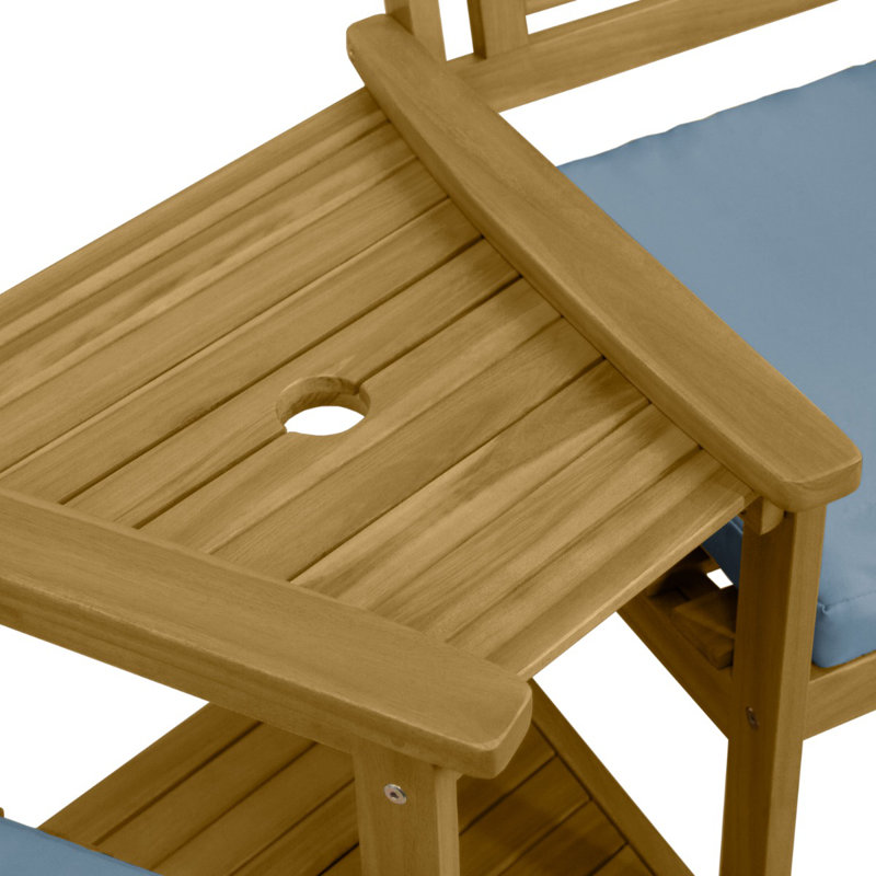 Porston Solid Wood Acacia Outdoor Bench