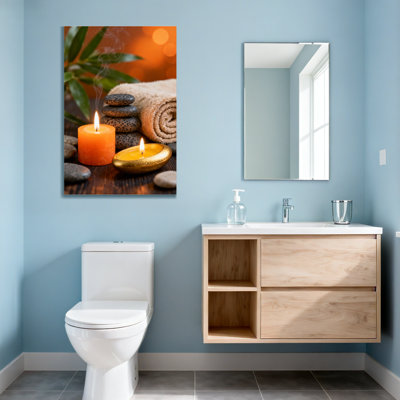 Bain et lessive Bougies Pierres Serviette Feuilles Fumée Chaleur Détente Paix