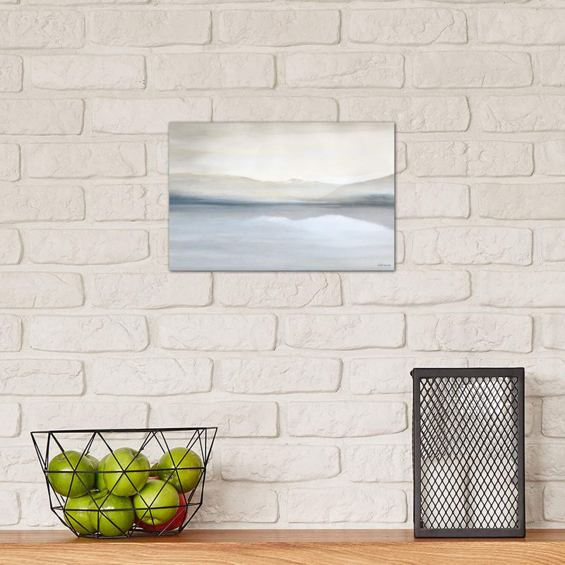 Lake Majesty - Wrapped Canvas Painting, 20.32 cm H x 30.48 cm W