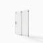 Porte de douche coulissante sans cadre l 56 à 60 po x H 72 po, verre trempé clair de 5/16 po (8 mm)-120179021
