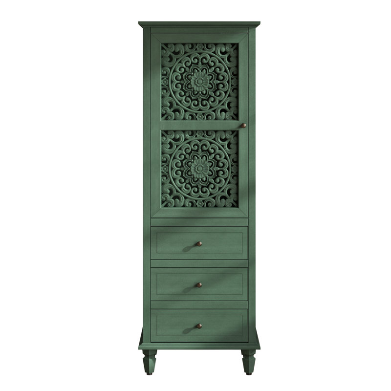 vaisselier gain de place, 160 cm, rangement de style champêtre en MDF et bois pour salle à manger