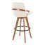 Tabouret de bar à hauteur fixe avec pivot-2051212351