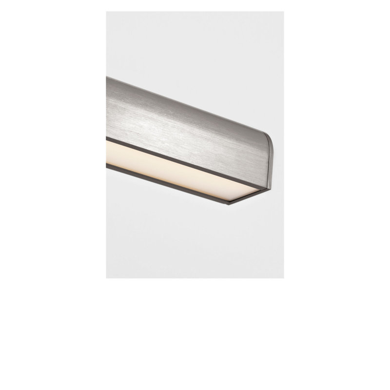 Lampe pour tableau 24 lumières Gallery, Nickel brossé