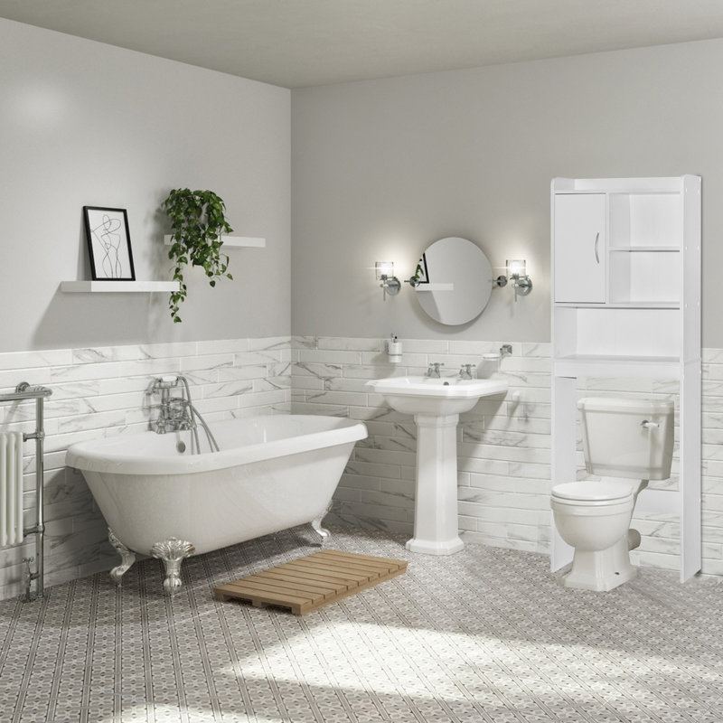 Armoire de rangement Caruso Ace, Blanc