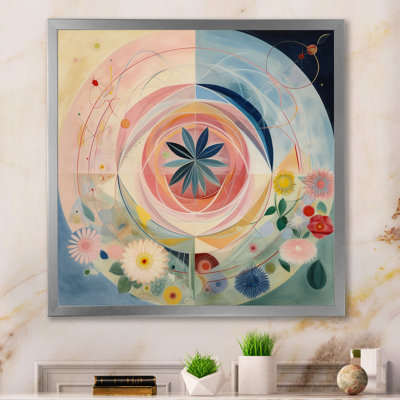 Harmonie florissante universelle en pastel rétro