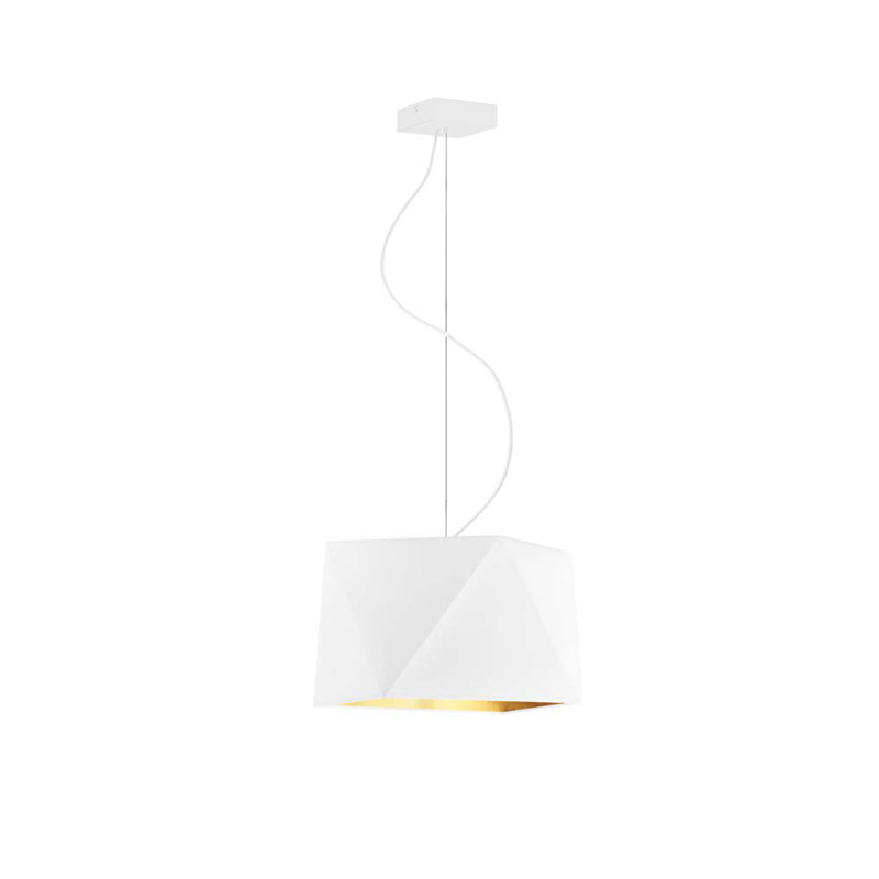 Russel 1 - Light Unique/Statement Pendant, Matte White, White