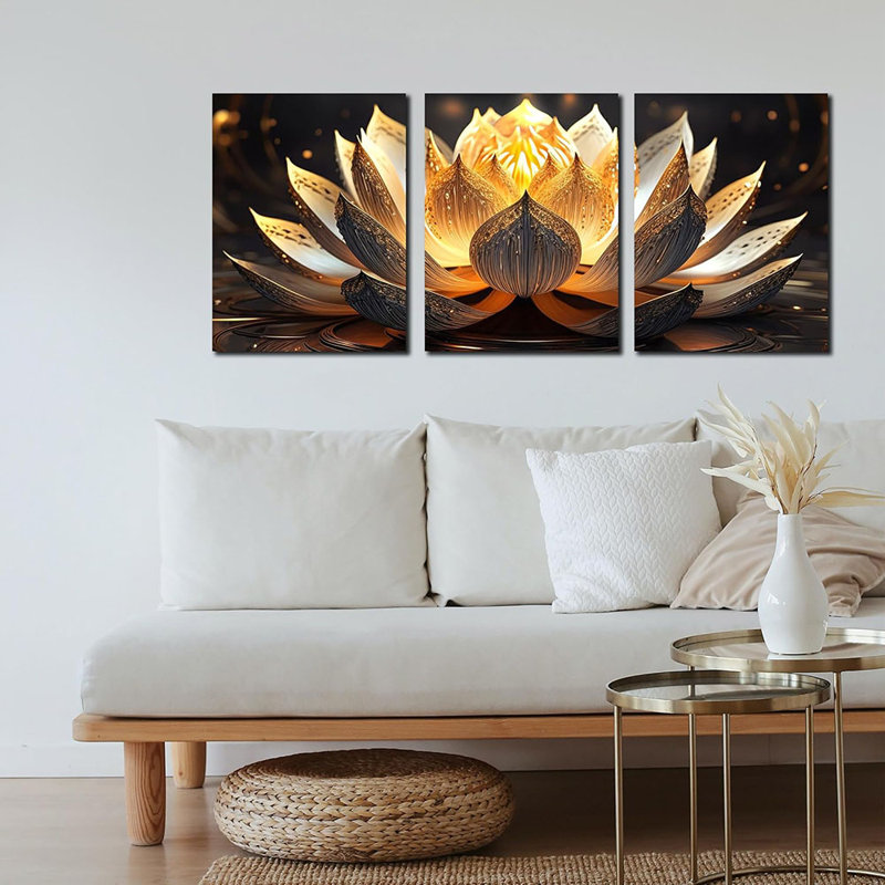 3 Piece Wrapped Canvas Print