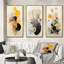 «Asian Art Seashell Sumi», 3 pièces sur toile-1792529482-1792529484