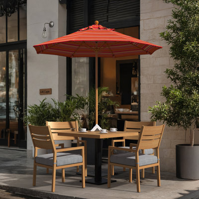 Parasol en bois de teck 7,5 pi