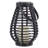 Warm White LED Solar Lantern Hanging Round/Cylindrical with Handle Garden Decor