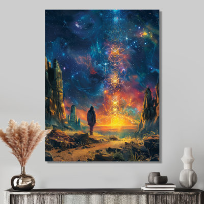 «Great Mystery Ocean Wanderer», impression d'art mural paysages de l'espace