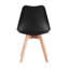 Carys Modern  Scandinavian Minimalist Dining Chairs with Faux Leather Cushions and Solid Wood Legs - Side Chair for Dining Room Kitchen Office-1654351951