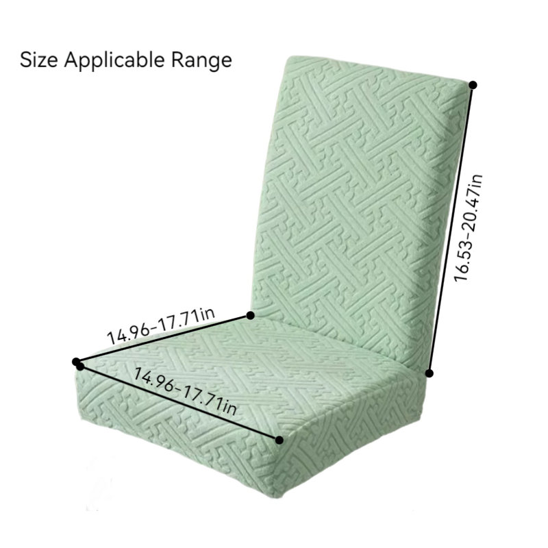 Housse pour chaise de salle à manger en polyester