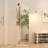 360° Rotating Full Length Mirror, Multifunctional Floor Mirror With Hook Storage Rack And Coat Rack, Black-547278412-802491371
