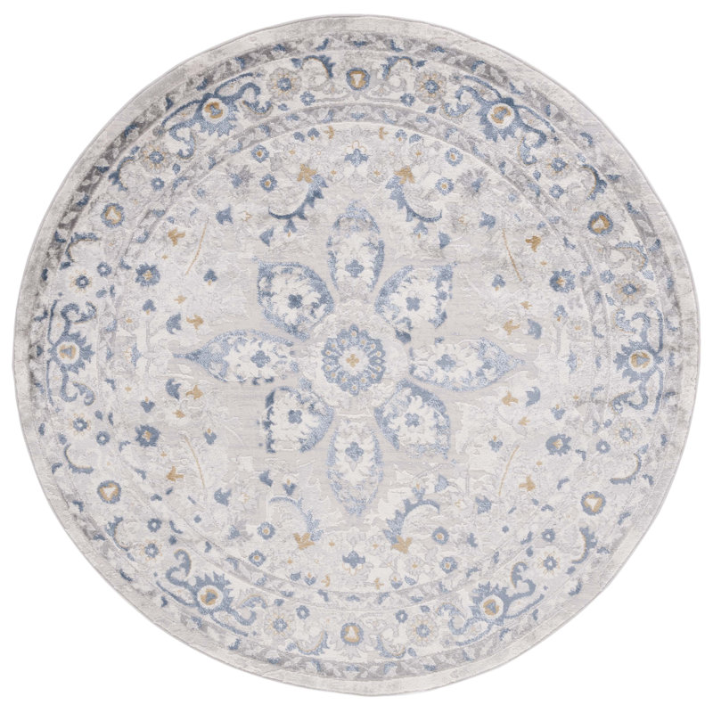 Palma Performance Oriental Rug, Round 6'7"