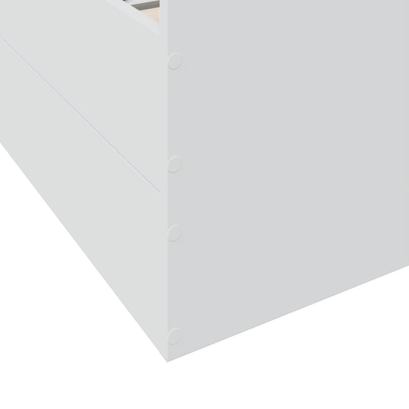 Peltz Bed, White, Kingsize (5')