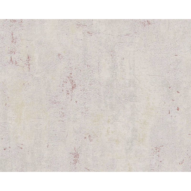 Rouleau de papier peint texturé L 33 pi x l 21 po Plains, Beige / gris / rouge