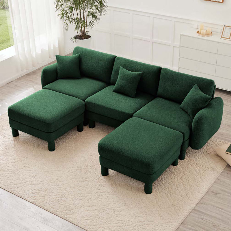 Canapé Boucle, Vert