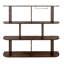 Support à vin mural multifonctionnel à 3 niveaux avec support en verre pour rangement dans la salle à manger, panneau de particules en noyer, profondeur 47,14 po, largeur 9,28 po, hauteur 40,76 po, lb 49,72 lb