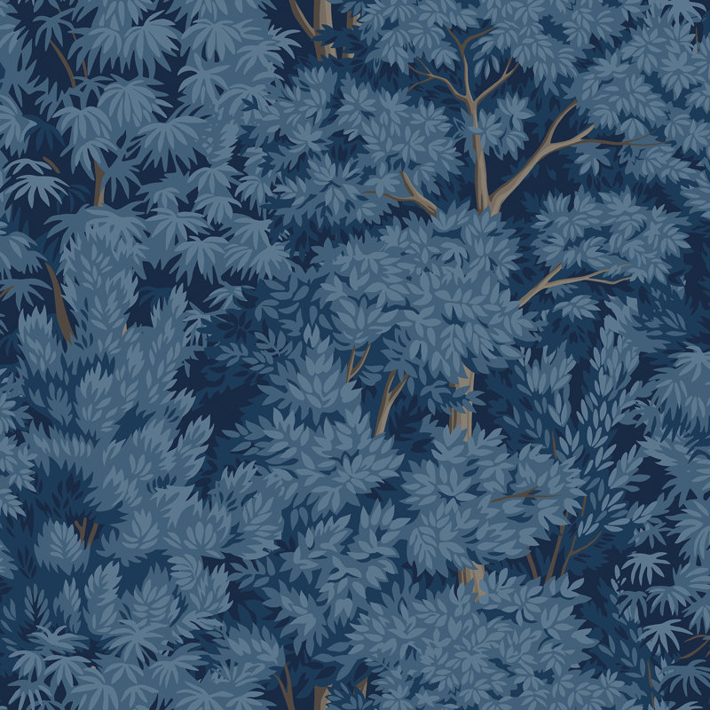 Papier peint adhésif Ardian, Bleu marine