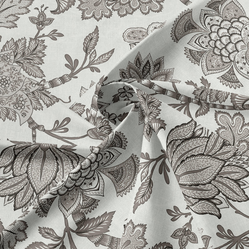Bronte Ivory Cotton Bedskirt, 18", Queen