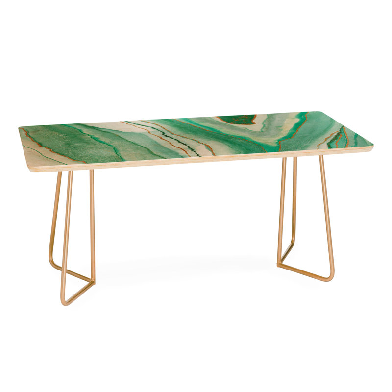 Table basse traîneau, Vert