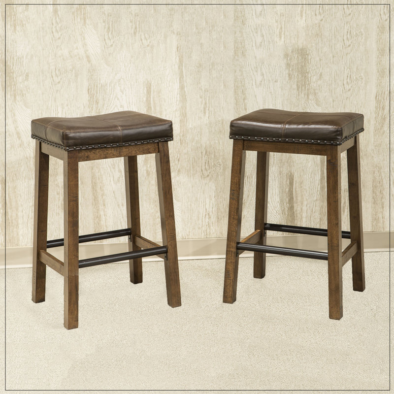 Dargan Backless Counter & Bar Stool, Canyon Brown, Bar Stool (30" Seat Height)