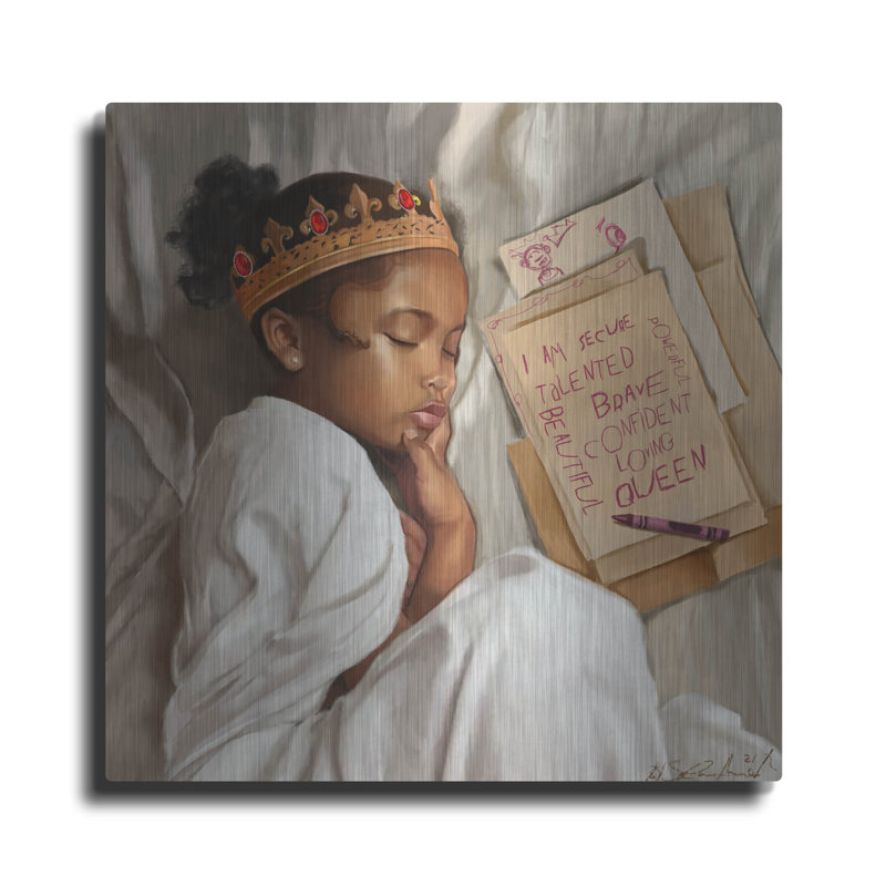 «Even When Im Sleeping Girl» par Salaam Muhammad, H 24 po x l 24 po