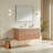 Wall Mounted & Floating Single Vanity with Ceramic Sink-1684069270