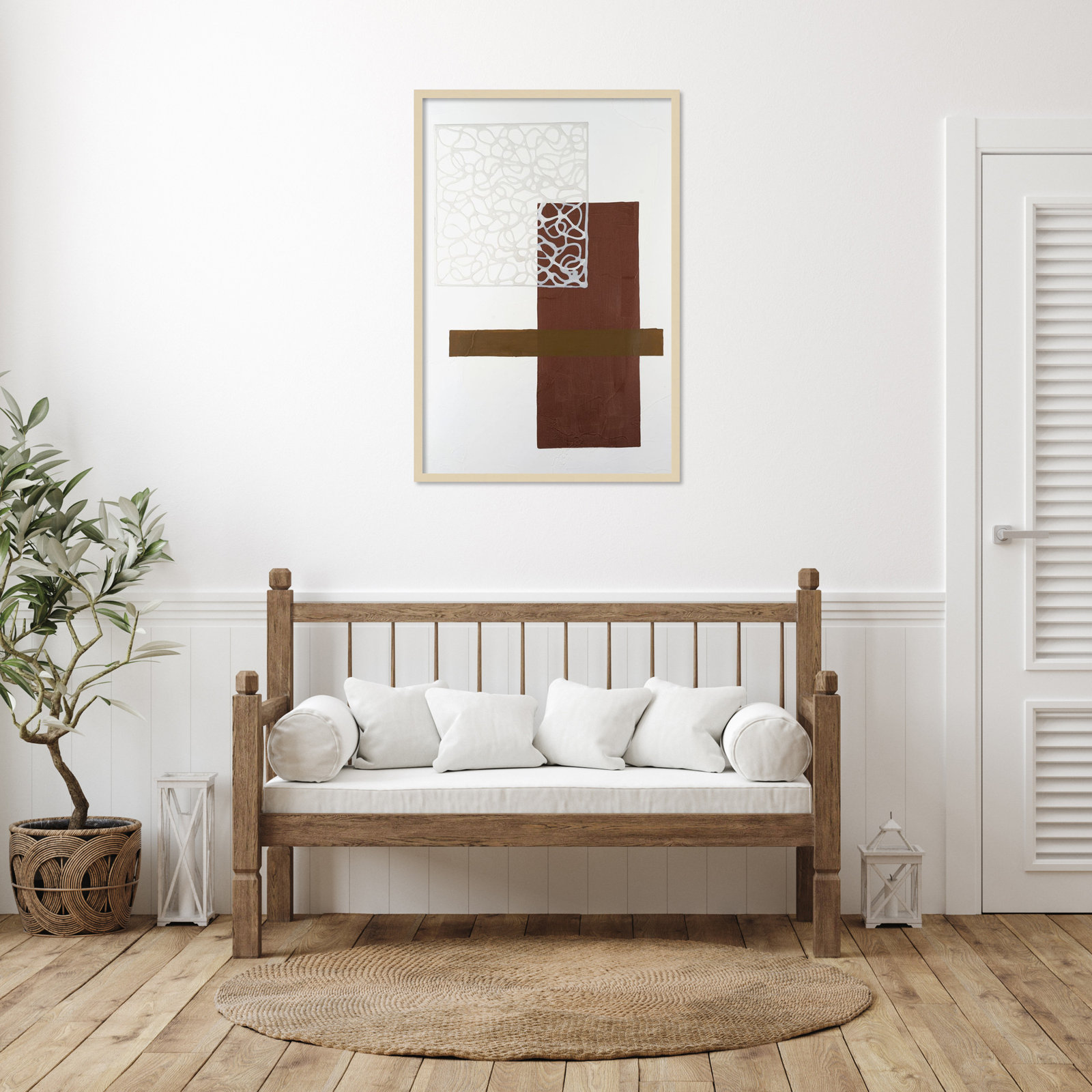 Nooks and Crannies No. 4 Print, 41" H x 28" W, Brown