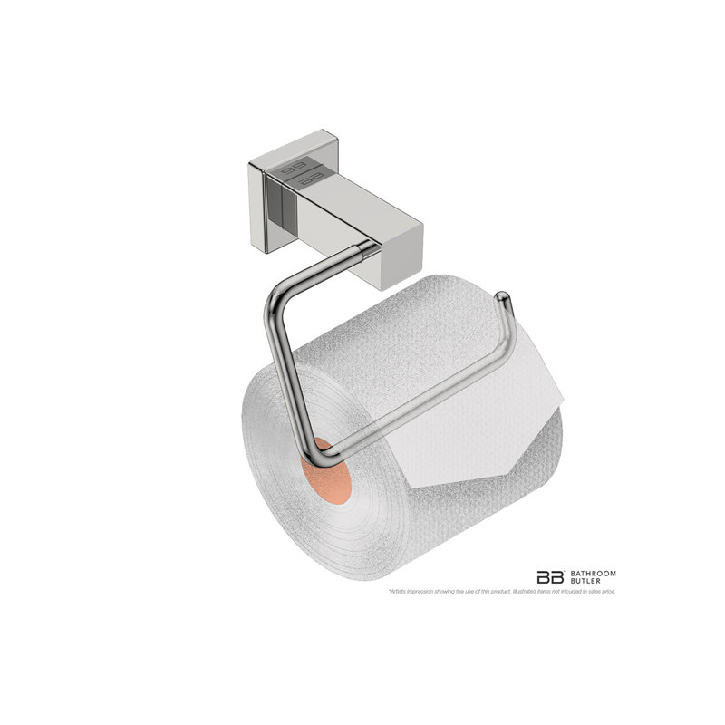 8500 Series Wall Mount Toilet Paper Holder, Polished Stainless Steel