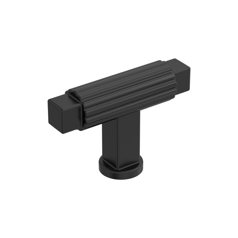Poignée d'armoire de 2 po (51 mm) de longueur, Noir mat