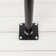 9.5ft Heavy-Duty String Light Pole Stand with Mounting Plate for Patio or Deck