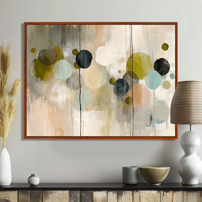 Minimalisme gris et beige encre éruptive I - abstrait grand art mural