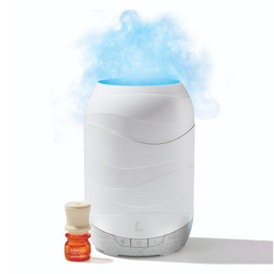 Lifelines "Waves" Ultrasonic Diffuser (300ml) - Cascading Mist and Light Plus Essential Oil Blend