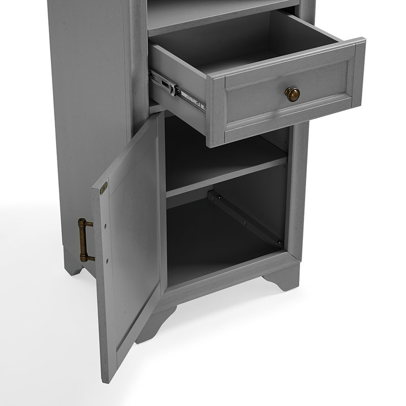 Linen Cabinet, Gray